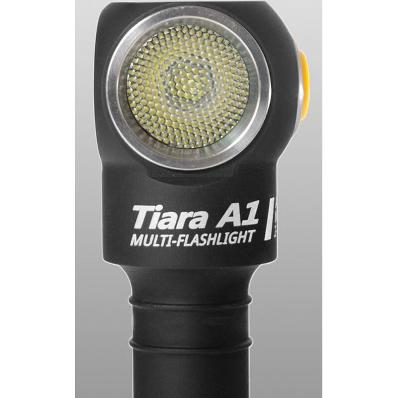 Armytek Tiara pannlampa eller Ficklampa (kallt ljus)