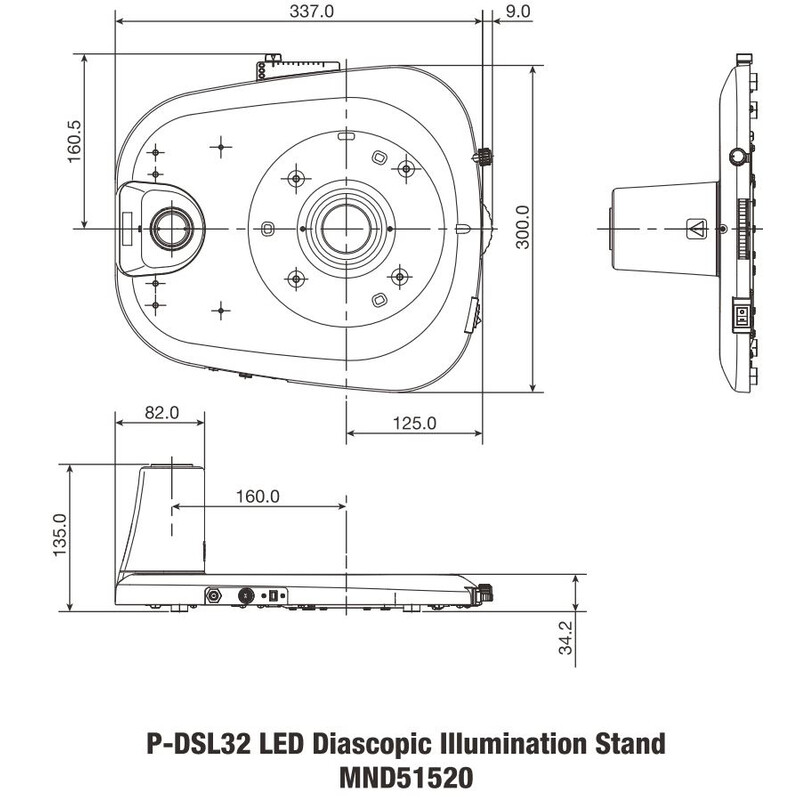Nikon Pelarstativ P-DSL32 LED Plain Base för genomfallsljus med pelare