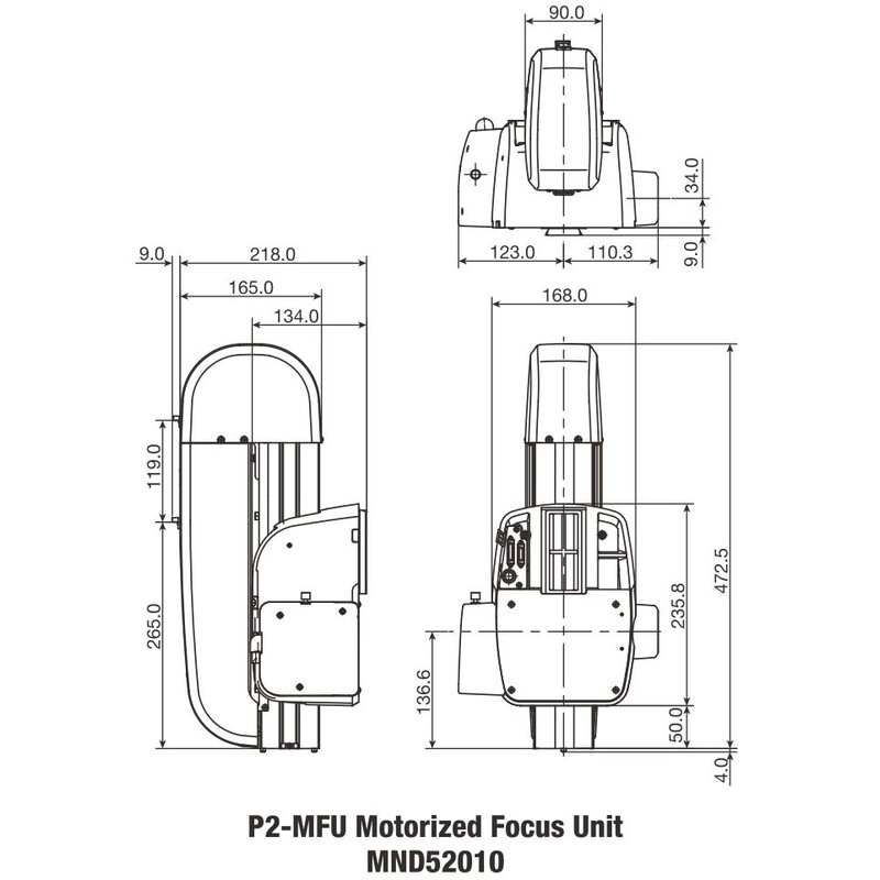 Nikon P2-MFU motoriserad FOCUS-enhet
