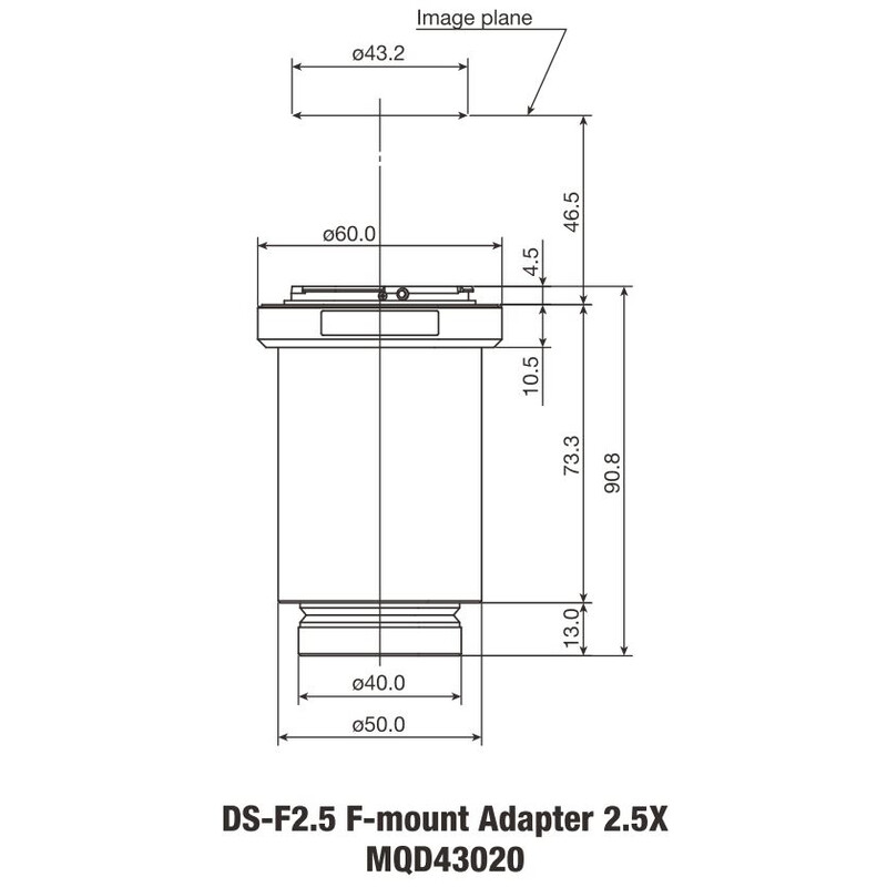 Nikon Kameraadapter DS-F2.5 Adapter för F-montering 2,5x D-Serie