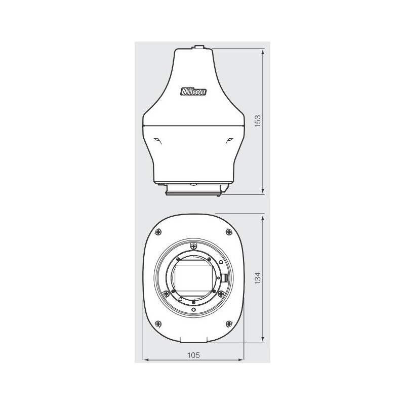 Nikon Kamera DS-Qi2, Mono, 16.25MP, USB3.0, CMOS, F-mount