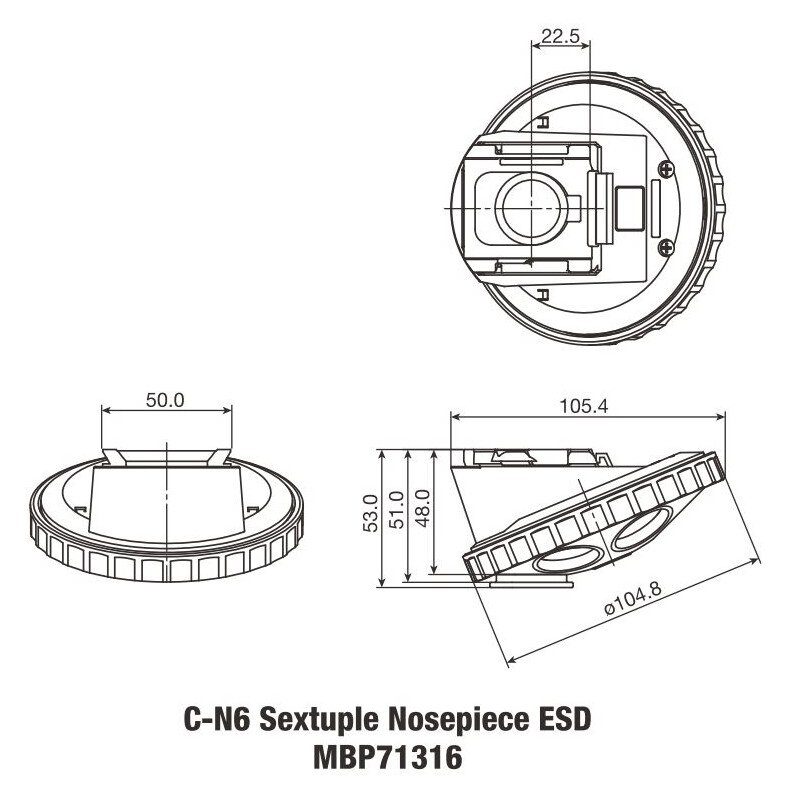 Nikon C-N6 Sextuple Nässtycke
