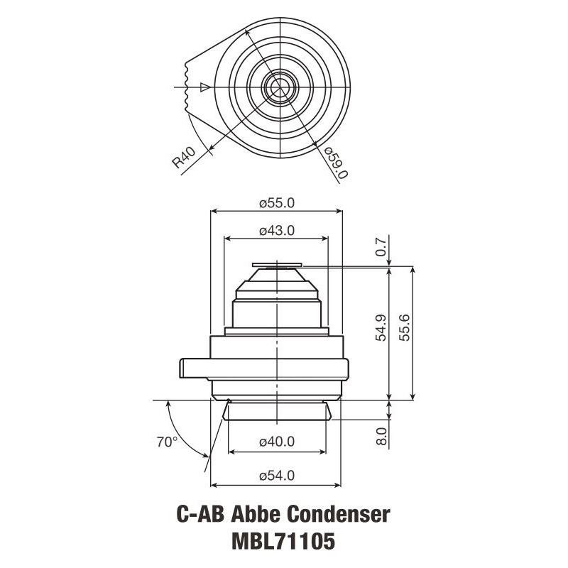 Nikon C-C Abbe kondensor N.A. 0,90