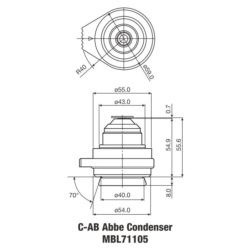 Nikon C-C Abbe-kondensor N.A. 0,90