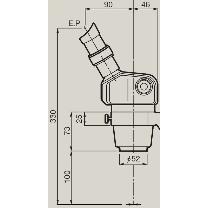 Nikon Zoom-stereomikroskop SMZ460, bino, 0,7x-3x, 60°, FN21, B.D.100mm, infallande och Transmitterat ljus, LED