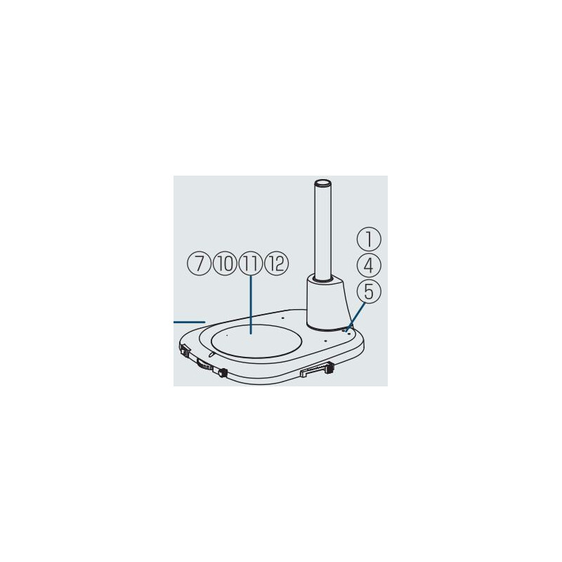 Nikon Zoom-stereomikroskop SMZ745, bino, 0,67x-5x,45°, FN22, B.D.115mm, Transmitterat ljus, LED
