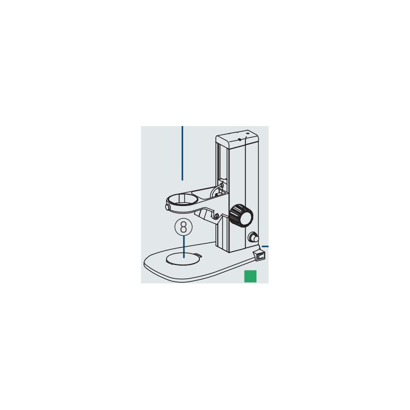 Nikon Zoom-stereomikroskop SMZ745T, trino, 0,67x-5x,45°, FN22, B.D.115mm, infallande och transmitterat ljus, LED