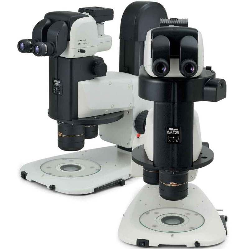 Nikon Zoom-stereomikroskop SMZ18, trino, 0,75x-13,5x, Plan APO1x, B.D.60mm, P-PS32