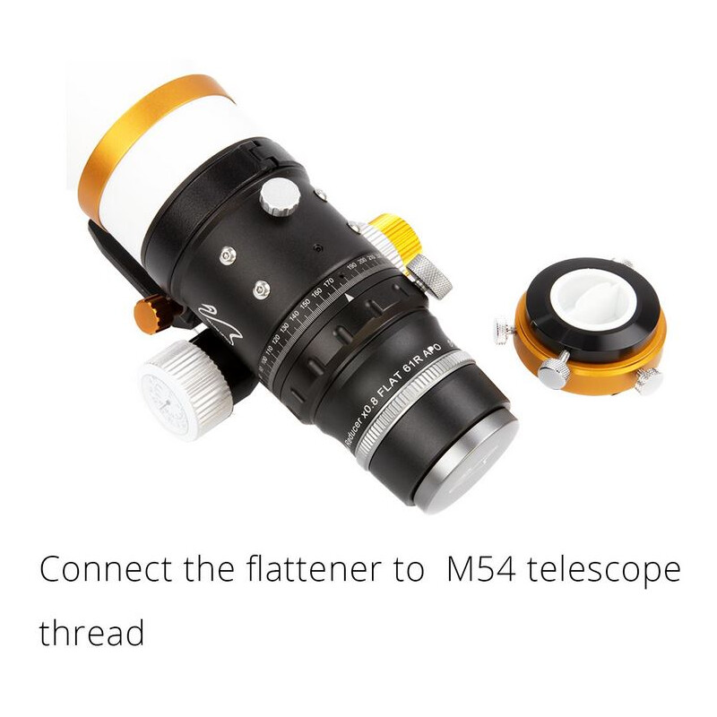 William Optics Justerbar Flattener Reducer Flat61R för ZenithStar 61