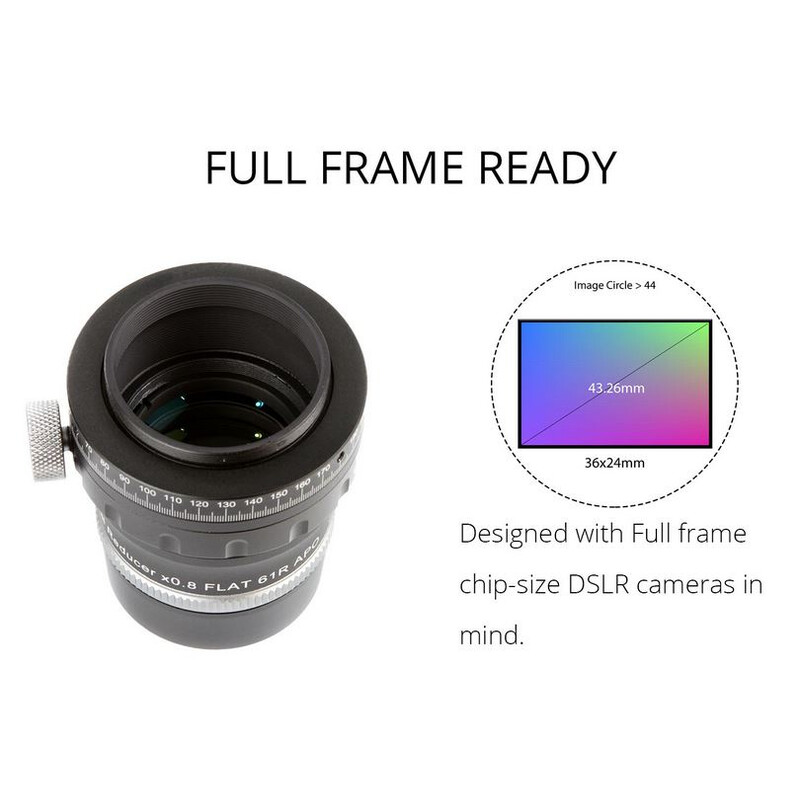 William Optics Justerbar Flattener Reducer Flat61R för ZenithStar 61