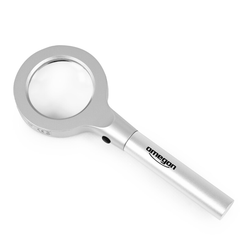 Omegon Lupp 85 mm LED-belyst förstoringsglas