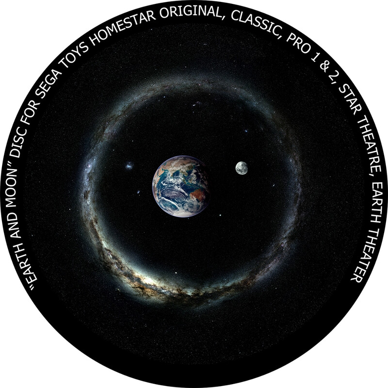 Redmark Slide för Sega Homestar Planetarium Earth and Moon