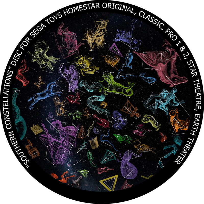 Redmark Slide för Sega Homestar Planetarium Sydliga stjärnbilder