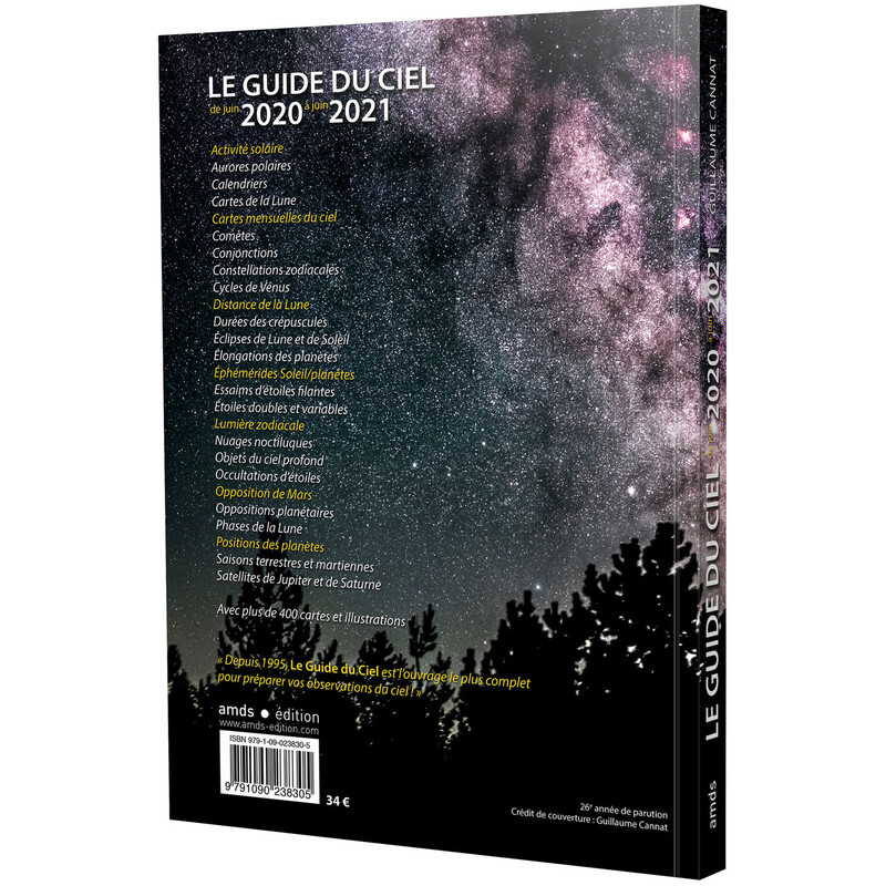 Amds édition  Årsbok Le Guide du Ciel 2020-2021