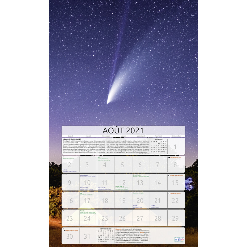 Amds édition  Kalender Astronomique 2021