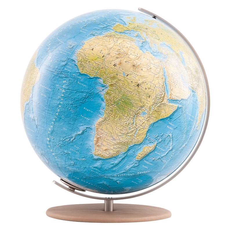 Columbus Glob Duorama 40cm slätt läder camel