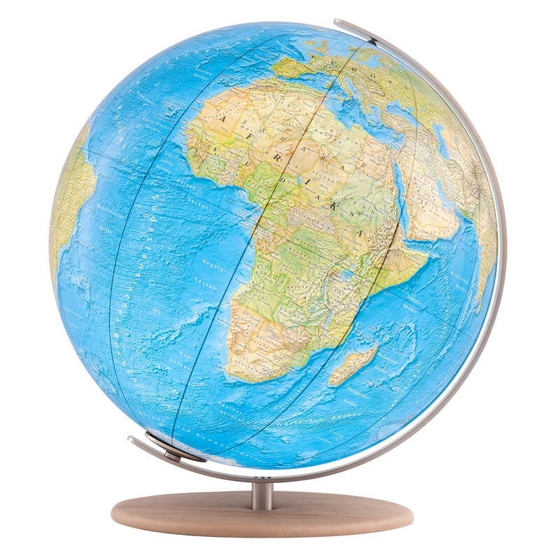 Columbus Glob Duorama 40cm slätt läder camel