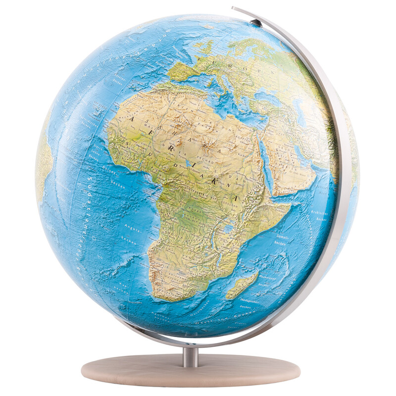 Columbus Glob Duorama 40cm slätt läder camel