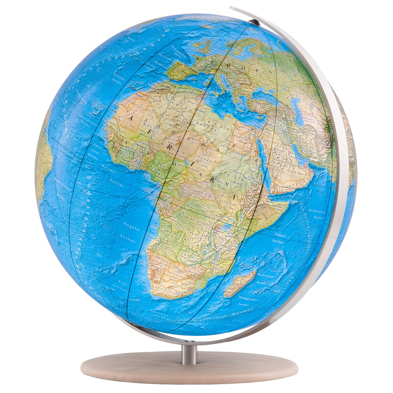 Columbus Glob Duorama 40cm slätt läder camel