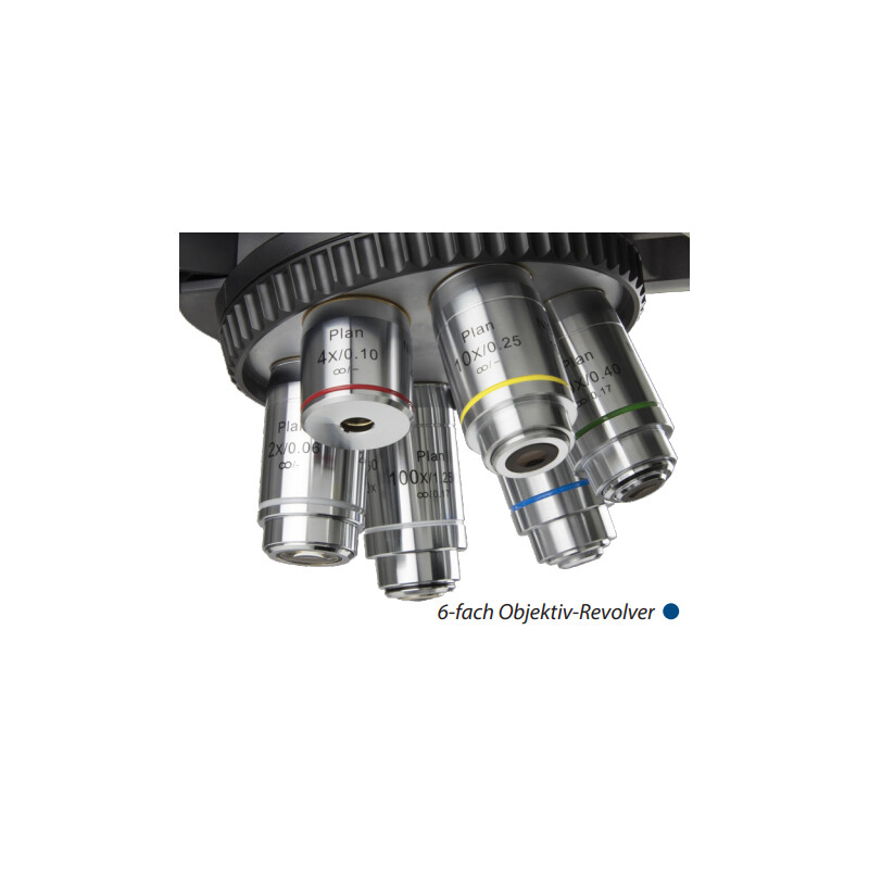 Euromex Mikroskop Delphi-X, DX.2158-APLi, trino, 40x - 1000x, Plant apokromatiskt, med ergonomiskt huvud och 100W halogenbelysning. huvud och 100W belysning med halogen