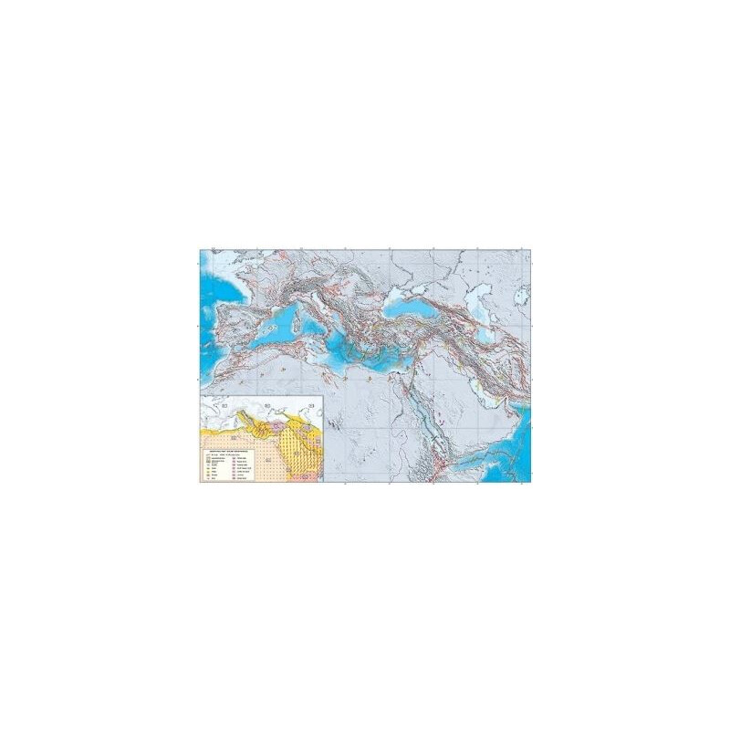 UKGE Regionkarta Geodynamisk karta över Medelhavet