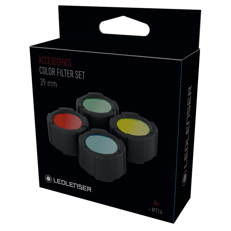 LED LENSER Set med färgfilter 39 mm