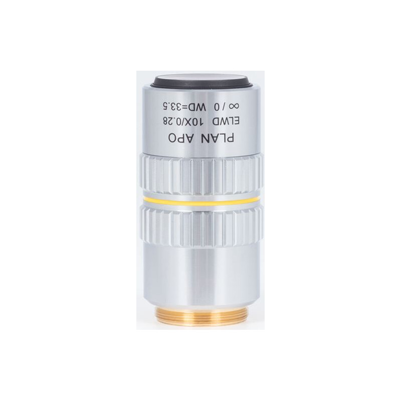 Motic Plant apokromatiskt objektiv PA ELWD 10X/0,280 (bd 33,5mm) Parfokalitetskorrigering