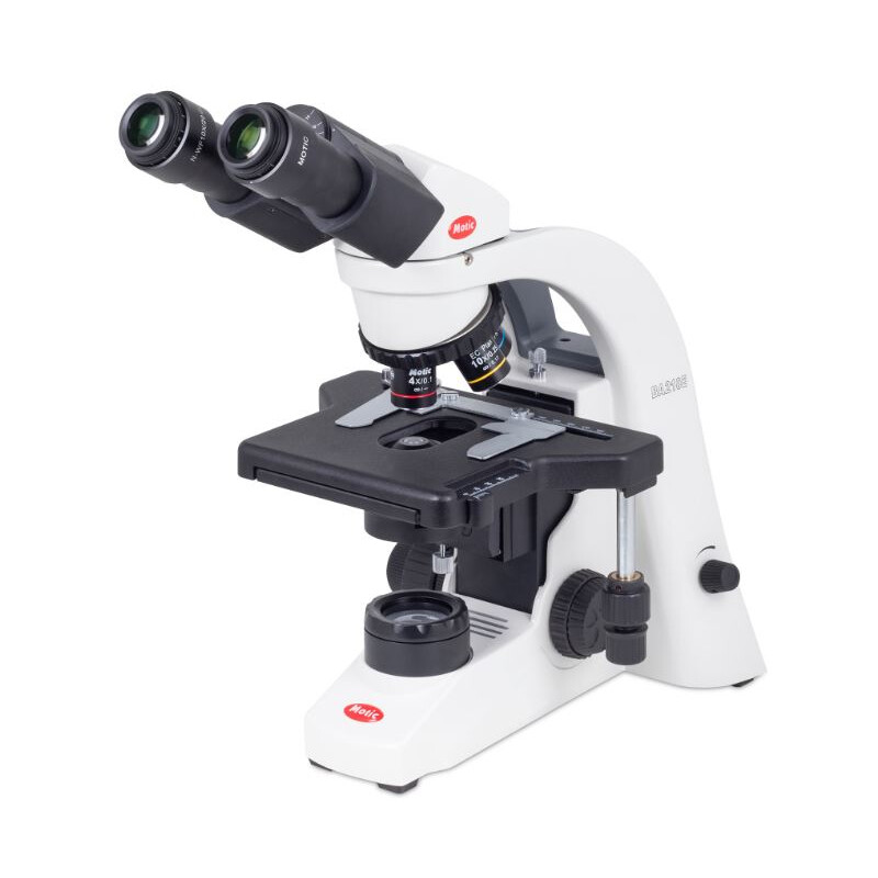 Motic Mikroskop BA210E bino, oändlig, EC-plan, achro, 40x-1000x Hal