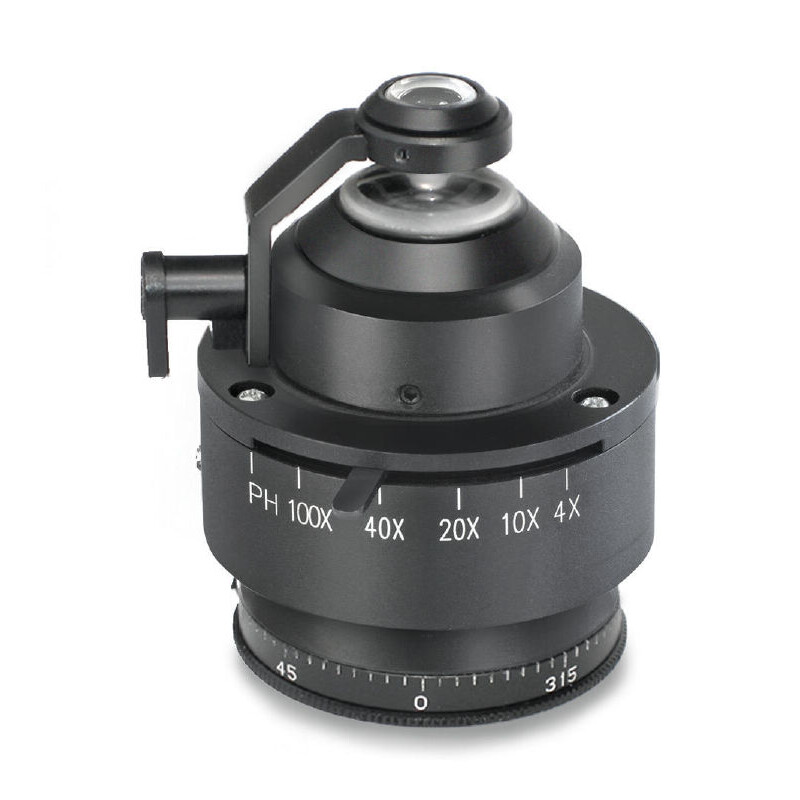 Kern Mikroskop OPO 185, POL, trino, Inf plan, 40x-600x, incident-/reflexbelysning, HAL, 100W