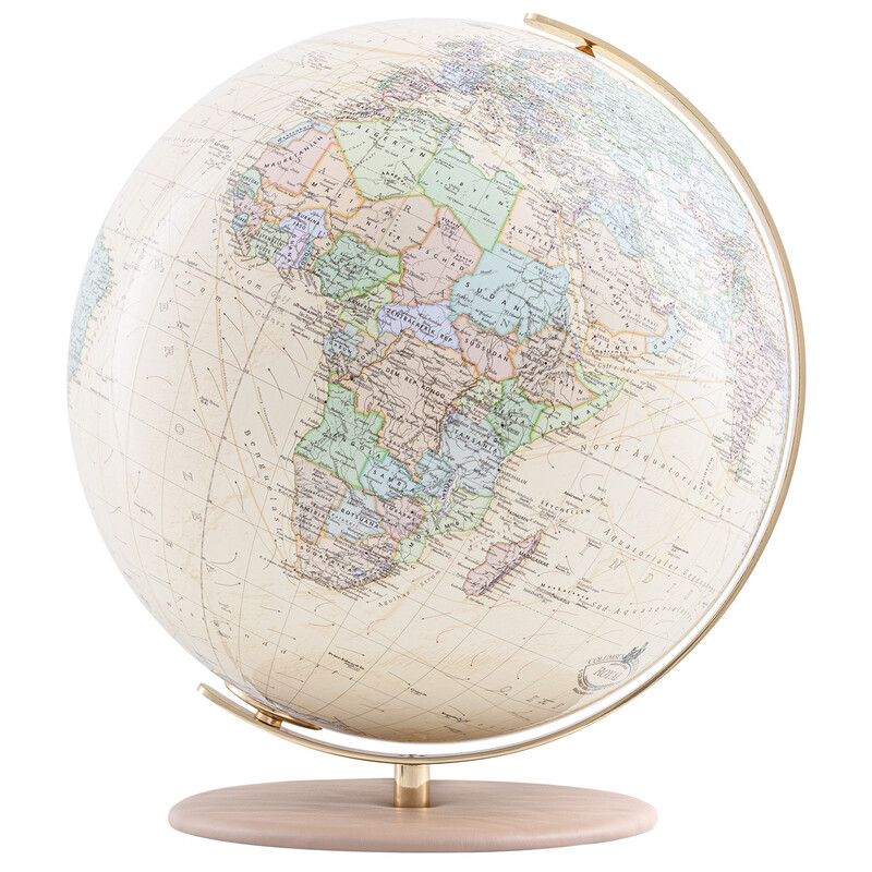 Columbus Glob Royal 40cm slätt läder camel