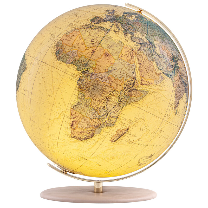 Columbus Glob Royal 40cm slätt läder camel