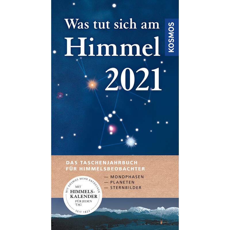 Kosmos Verlag Årsbok Was tut sich am Himmel 2021