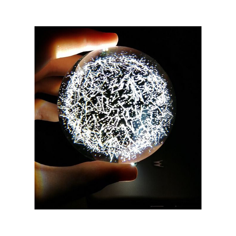 CinkS labs Stjärnbilderna i en 3D-glaskula
