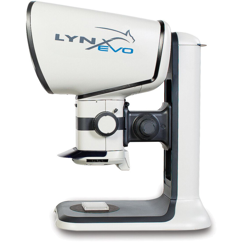 Vision Engineering Zoom-stereomikroskop LynxEVO, EVO503, huvud, zoomkropp, stativ, roterande optik, zoom 1:10, 6-60x