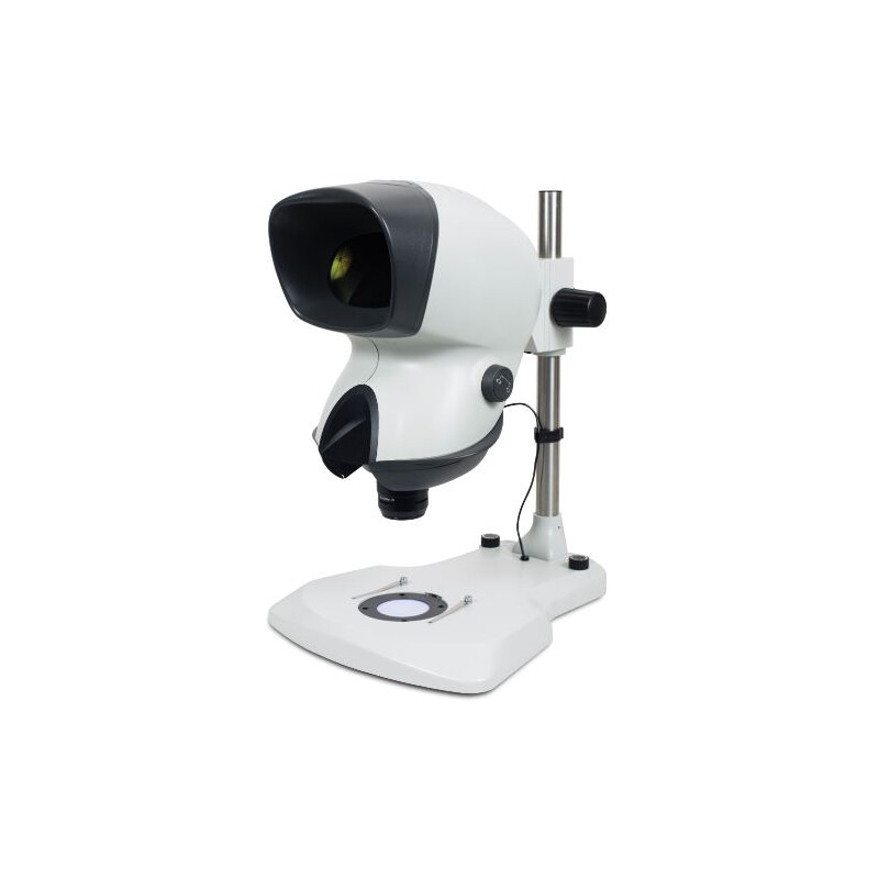 Vision Engineering Zoom-stereomikroskop MANTIS Elite, MHD-TS , Pelarstativ, Transmitterat ljus, LED, Kamera, 2MP, uEyeSW, o. Objektiv