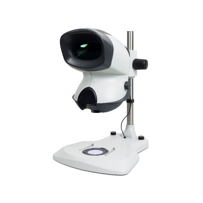 Vision Engineering Zoom-stereomikroskop MANTIS Compact TS, MC-TS, huvud, Transmitterat ljus, LED, Pelarstativ, 2, 4, 6, 8x, utan objektiv