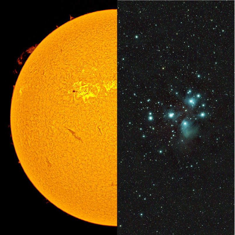 Lunt Solar Systems Solteleskop ST 60/420 LS60MT Ha B1200 BT C Allround OTA