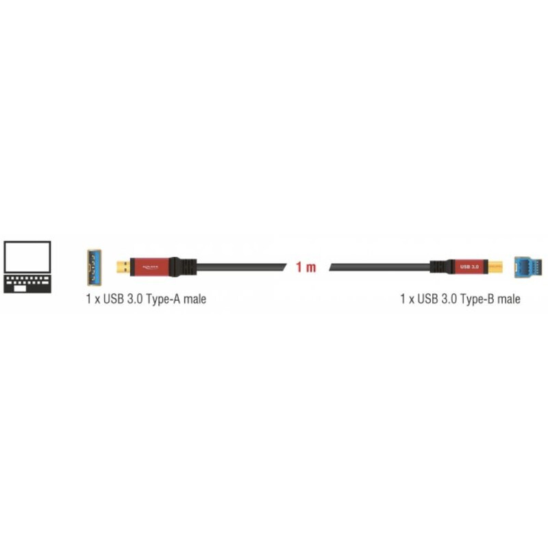 PegasusAstro Kabel Premium 1x USB3.0 typ-B 1m