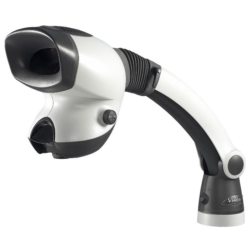 Vision Engineering Zoom-stereomikroskop MANTIS Elite Universal, ME-Uni, huvud, infallande ljus, LED, universalstativ, med 2x revolver, 2-20x, utan objektiv