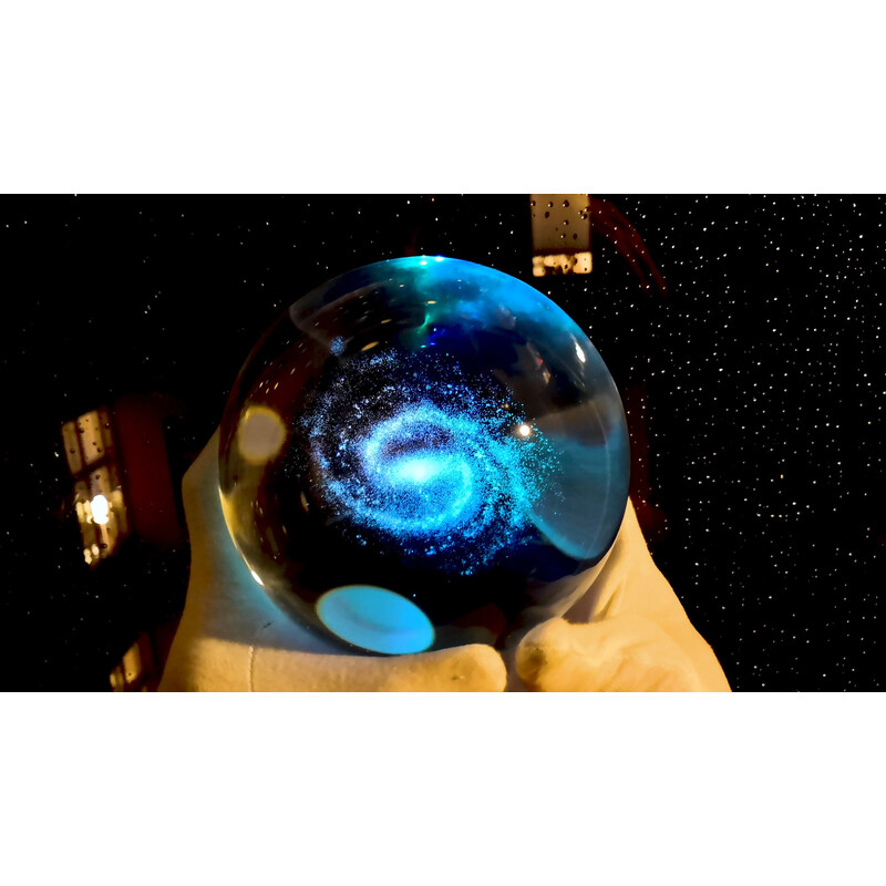 CinkS labs Vintergatan i en glaskula
