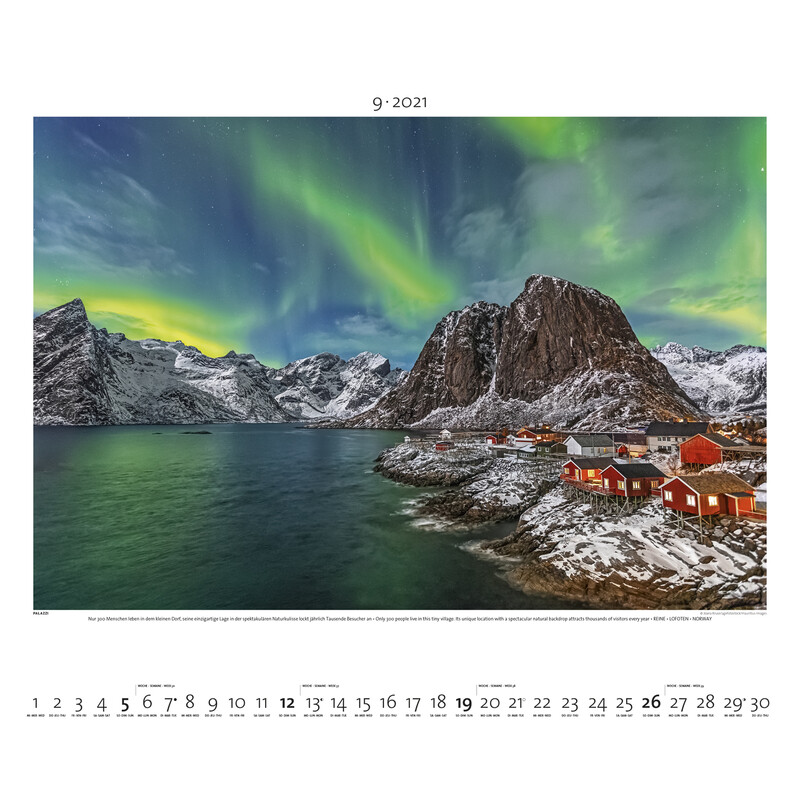Palazzi Verlag Kalender Norrsken 2021