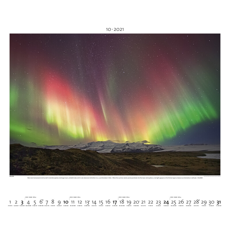 Palazzi Verlag Kalender Norrsken 2021