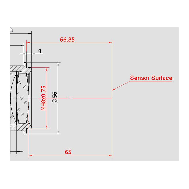 TS Optics Komakorrektor 0,73x 2"