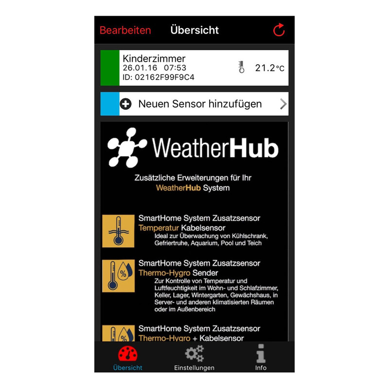 TFA Väderstation Startpaket med WEATHERHUB temperaturtransmitter
