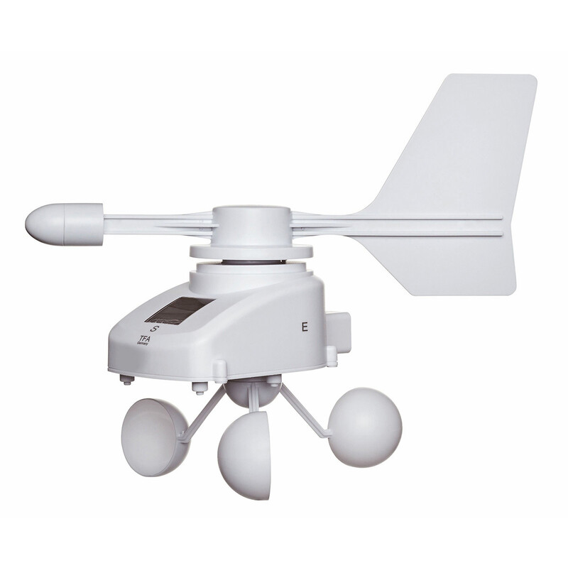 TFA WEATHERHUB radiostyrd solanemometer