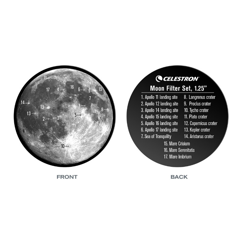 Celestron Månfilter set 1,25"
