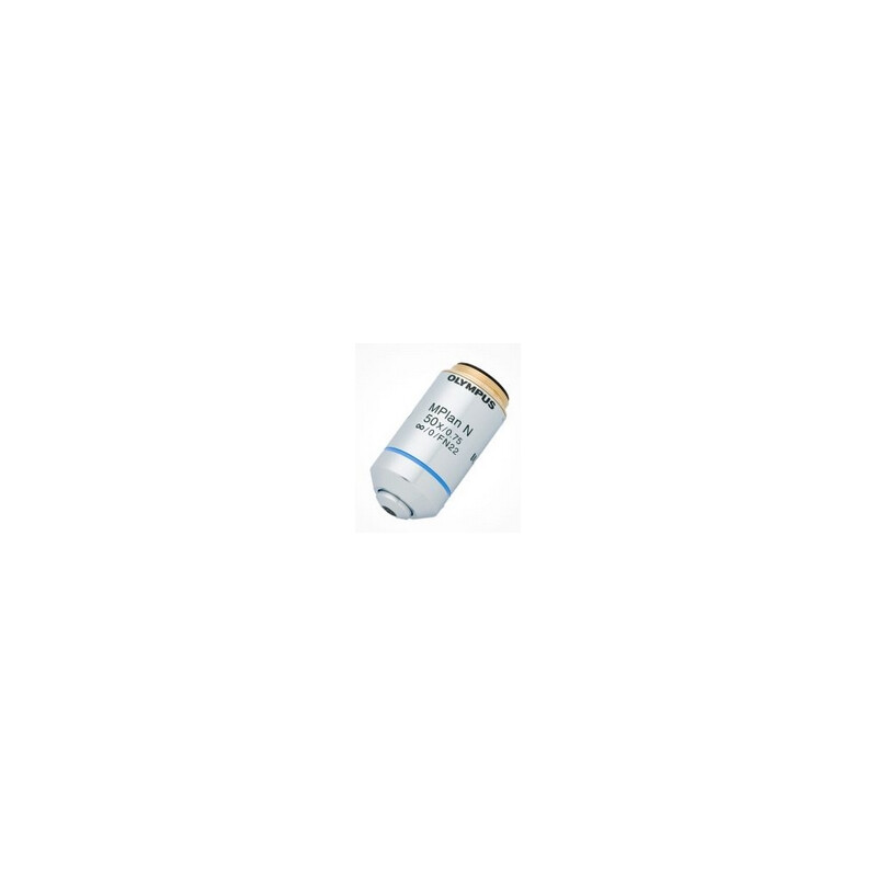 Evident Olympus Objektiv MPLN50X-1-7, M Plan, Achro, Transmitterat ljus, 10x/0,75 bd 0,38mm