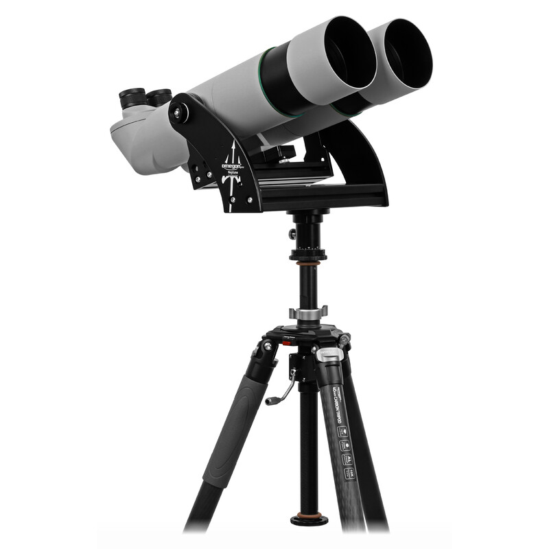 Omegon Brightsky 26x82 45° kikare inklusive Neptune gaffelmontering med mittpelare och stativ