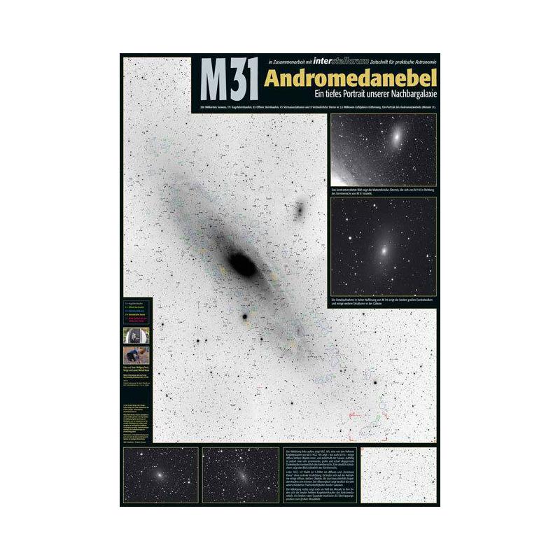 Oculum Verlag Poster M31 - Andromedanebulosan