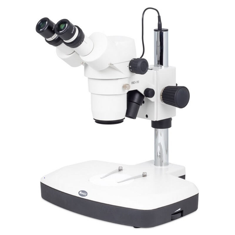 Motic Zoom-stereomikroskop zoom stereomikroskop SMZ-168-BLED, bino, 7,5x-50x